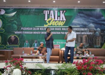Hadir di Talk Show Mahasiswa, Sayuti-Husaini Sampaikan Sejumlah Program Kerja