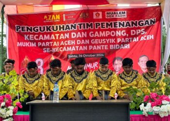 Grup Sanggar Bidari Art Turut Meriahkan Pengukuhan AZAN di Pante Bidari