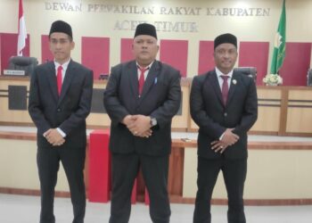 DPRK Aceh Timur Tetapkan Pimpinan Definitif Masa Jabatan 2024-2029