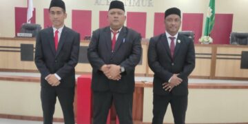 DPRK Aceh Timur Tetapkan Pimpinan Definitif Masa Jabatan 2024-2029