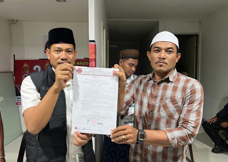 Cawabup AZAN, Serahkan Mandat Tim Pemenangan Sekecamatan Julok