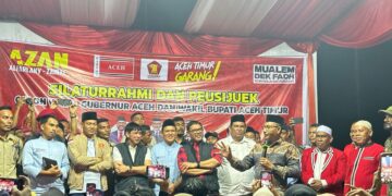Naik Panggung Perdana di Aceh Timur, Haji Uma Ajak Masyarakat Gunakan Akal Sehat