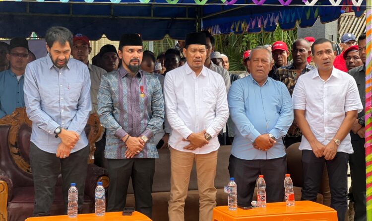 Mualem Silaturrahmi dengan Paslon AZAN dan Ratusan Masyarakat di Aceh Timur