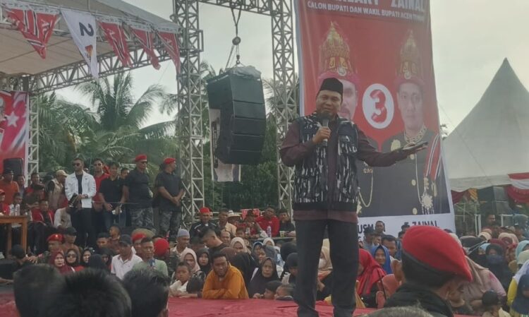 Hadiri Kampanye Akbar AZAN, Abdullah Puteh: Pasangan Ideal untuk Aceh Timur