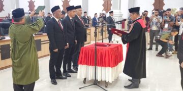 Ketua PN Idi Lantik Tiga Pimpinan DPRK Aceh Timur, Ini kata Azhar