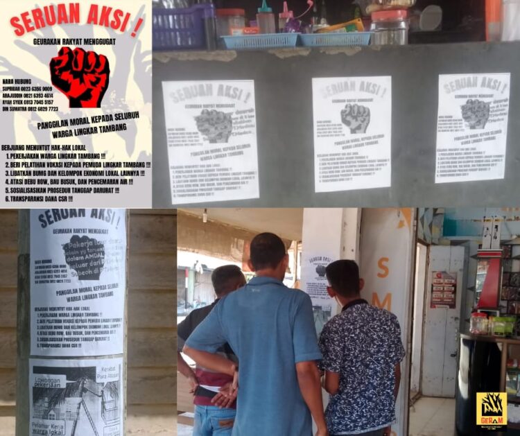 Tuntutan Warga atas Aktivitas Perusahaan di Aceh Timur Mencuat Melalui Selebaran