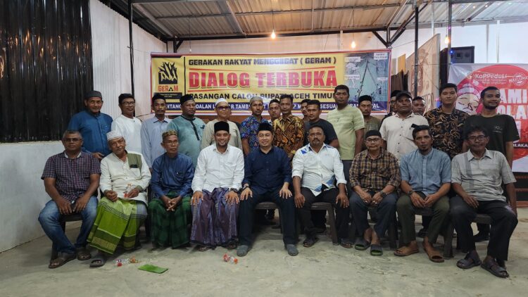 LSM GERAM Sesalkan Tiga Calon Bupati Aceh Timur Tidak Hadir Dalam Diskusi Terbuka