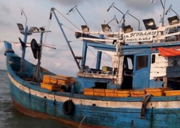 Polres Aceh Timur Amankan Boat Pengangkut Rohingya di Meunasah Asan Madat