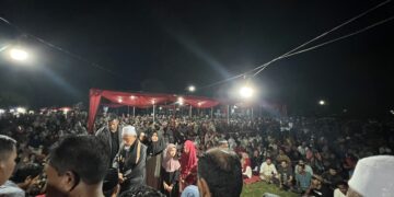 Ribuan Masyarakat Sambut Mualem dan Bupati Azan di Peurelak Aceh Timur