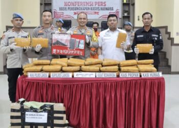 Polisi Gagalkan Peredaran 60 Paket Ganja di Langsa