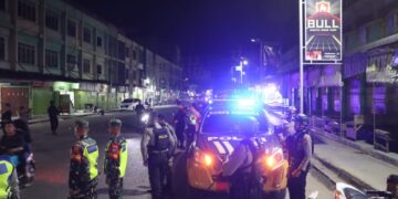 Gelar Patroli Skala Besar, Polres Aceh Tamiang Siaga Jaga Kondusifitas Jelang Hari Pemilihan