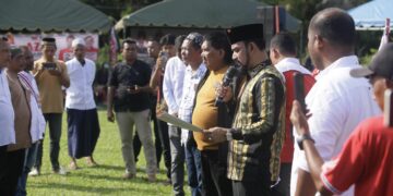 Paslon Azan Kembali Kukuhkan Tim Pemenangan AZAN Sekecamatan Darul Aman