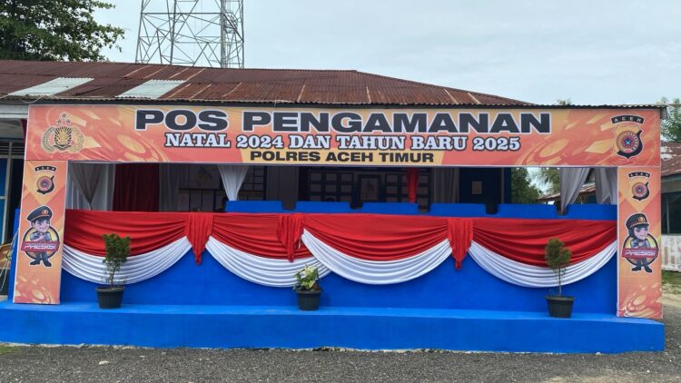 Dukung Operasi Lilin Seulawah 2024, Polres Aceh Timur Siapkan Satu Pos Pengamanan