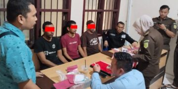 Polres Aceh Timur Limpahkan 3 Tersangka Penyeludupan Rohingya di Madat ke Kejaksaan