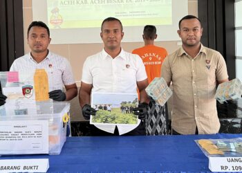 Korupsi Dana Desa, Polres Aceh Besar Tahan Oknum Keuchik di Pulau Aceh