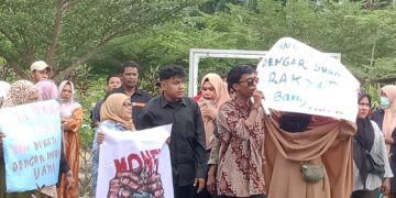 Ratusan Warga Langsa Demo Tolak Money Politics, Ini Tuntutan Mereka kepada Panwaslih !