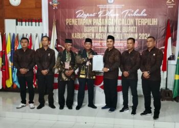 KIP Resmi Tetapkan Safriadi-Hamzah Sulaiman Sebagai Bupati Aceh Singkil Periode 2025-2030