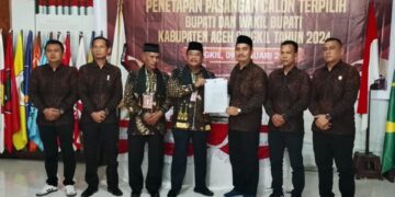 KIP Resmi Tetapkan Safriadi-Hamzah Sulaiman Sebagai Bupati Aceh Singkil Periode 2025-2030