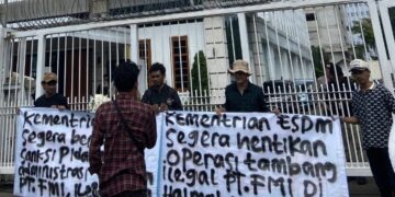 GPPI Unjuk Rasa di Kementerian ESDM, Tuntut Hentikan PT FMI di Halmahera Timur