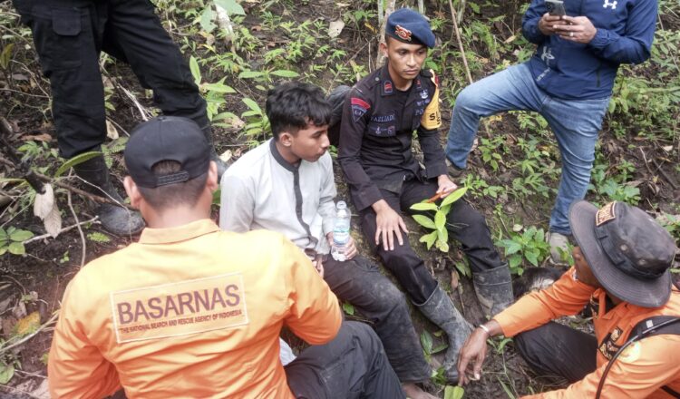 Remaja Hilang di Gunung Seulawah Aceh Besar Ditemukan Selamat