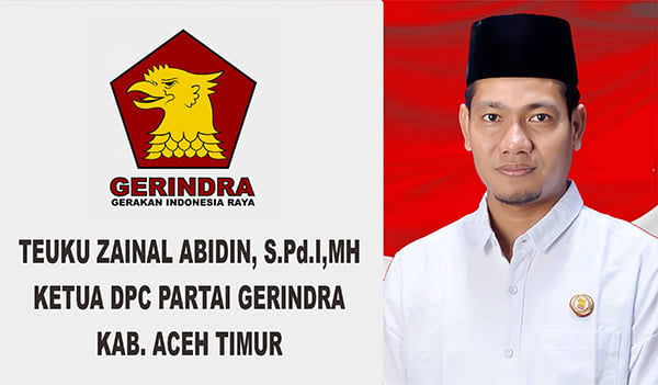 Gerindra Aceh Timur: Pernyataan Ketua DPRA Tidak Pantas dan Tidak Mencerminkan Pimpinan