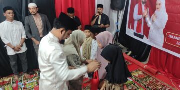Istri Bupati Aceh Timur Jamu dan Bagikan Santunan untuk 250 Anak Yatim