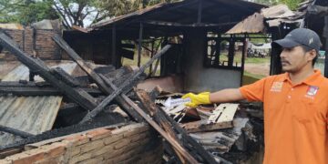 Paska Kebakaran 5 Rumah di Simpang Ulim, Polisi Olah TKP