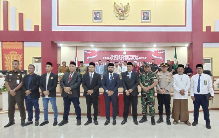 DPRK Aceh Timur Tetapkan Bupati dan Wakil Bupati Terpilih Periode 2025-2030