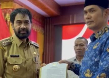 Gantikan Alhudri, Mualem Tunjuk M Nasir Sebagai Plt Sekda Aceh