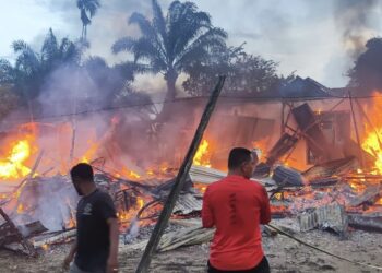 Sebuah Rumah di Pante Bidari Aceh Timur Hangus Terbakar Dilahap “Si Jago Merah”