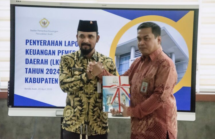 Bupati Aceh Timur Serahkan Laporan Keuangan Unaudited Ke BPK RI