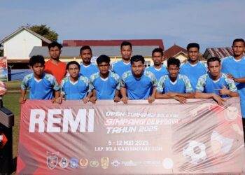 Tak Berdaya, Putra Kuta Karang Fc Bungkam Perupus Langsa 3-0 di Lapangan Simpang Ulim