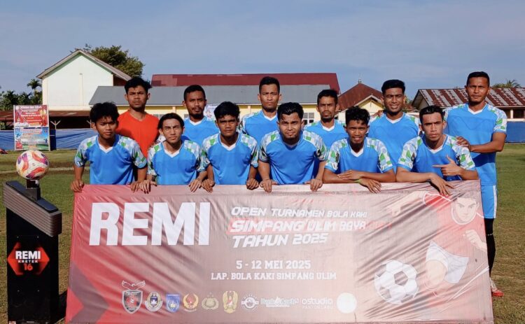 Tak Berdaya, Putra Kuta Karang Fc Bungkam Perupus Langsa 3-0 di Lapangan Simpang Ulim