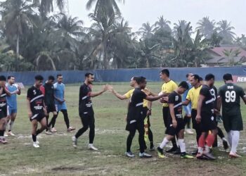 Pertarungan Dibawah Hujan, PSBP Buket Pala Melaju ke Semifinal Usai Tumbangkan Kuta Karang Fc