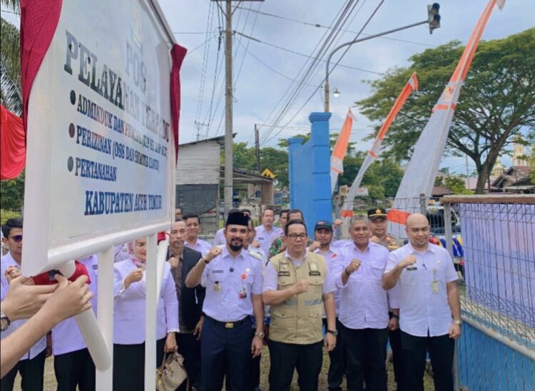 Realisasi Janji Kampanye, Bupati Al- Farlaky Launching Kantor Pelayanan Publik Di Birem Bayeun