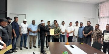 KPA Samudra Pasee Lakukan Regenerasi Kepemimpinan, Abu Len Serahkan SK Kepada Chambet