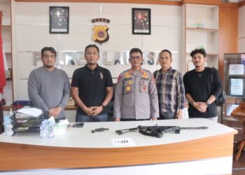 Gencar Ciptakan Keamanan, Polres Langsa Terima Penyerahan Senjata Api Ilegal dari Masyarakat