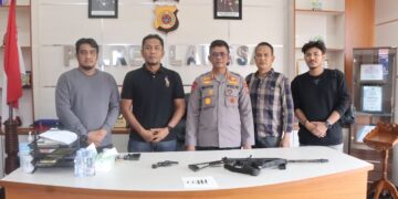 Gencar Ciptakan Keamanan, Polres Langsa Terima Penyerahan Senjata Api Ilegal dari Masyarakat