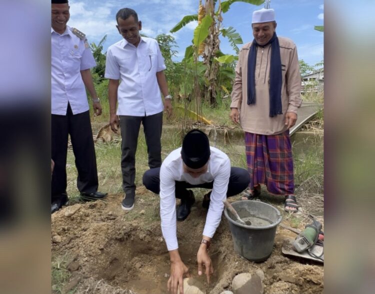 Wabup Aceh Timur Dukung Program MBG dengan Peletakan Batu Pertama di Simpang Ulim