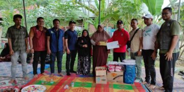 Ditengah Retreat, Bupati Al-Farlaky Peduli Korban Terkaman Buaya