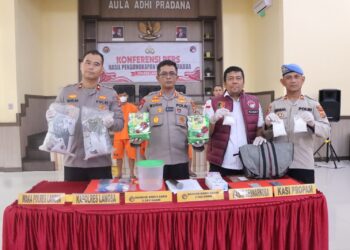 Polres langsa Berhasil Ungkap 2 Kasus Besar Narkotika, 3 Tersangka Diamankan