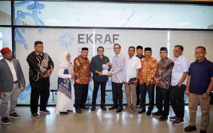 Kungker ke Menparekraf, Komisi VII DPRA Bahas Pengembangan Ekonomi Santri