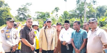 Menteri PU Dody Hanggodo Tinjau Proyek Irigasi di Pante Bidari Aceh Timur