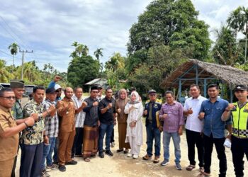 Bunda Salma Tinjau Infrastruktur Jalan Rusak Paya Bakong-Pante Bahagia di Aceh Utara