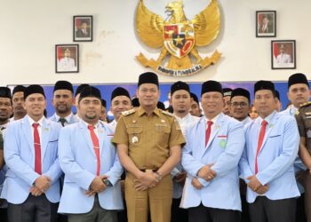 Wabup Aceh Timur Hadiri Pelantikan Pengurus BKPRMI dan Buka Pelatihan Da’i Lingkungan