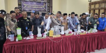 Polres Langsa Musnahkan Ribuan Gram Narkotika, Puluhan Ribu Jiwa Terselamatkan