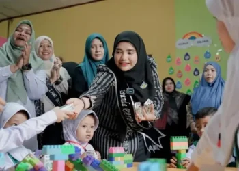 Bunda PAUD Aceh Timur Berikan Semangat kepada Siswa Baru, Apresiasi Kegiatan MPLS