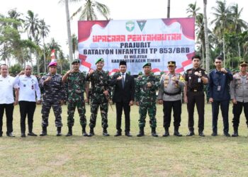 Aceh Timur Sambut Batalyon Infanteri 853/BRB, Wabup Harap Sinergi TNI untuk Pembangunan