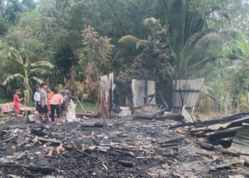 Satu unit Rumah di Aceh Timur Ludes Terbakar, Kerugian Ditaksir Capai Rp 50 Juta