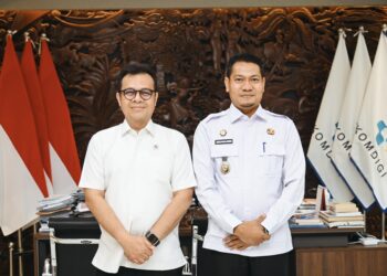 Dorong Era Digital di Aceh Timur, Wabup  Audiensi dengan Wakil Menteri Komdigi